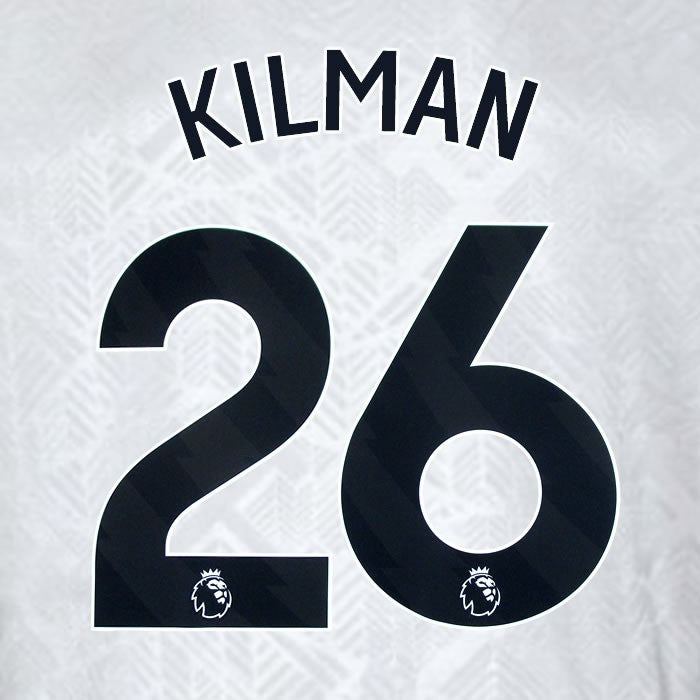 2024 2025 WEST HAM KILMAN 26 OFFICIAL 3RD BLACK PLAYER SIZE NAMESET