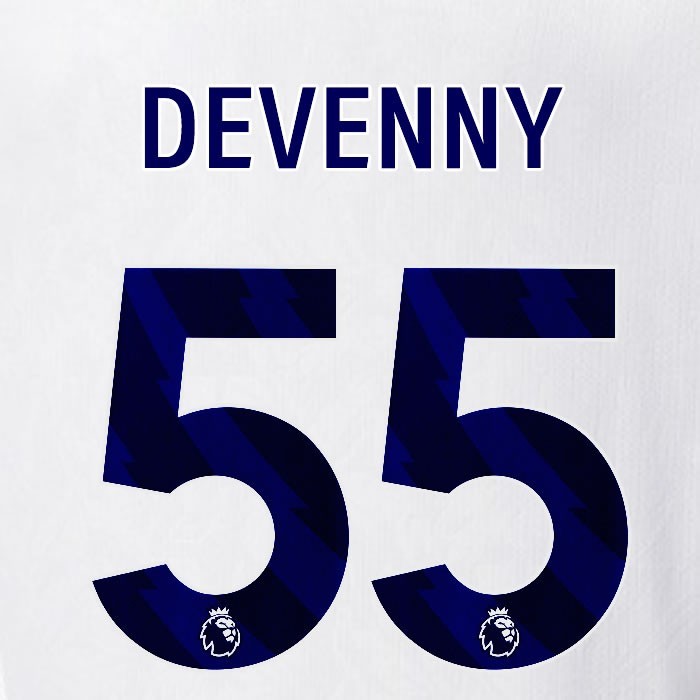 2025 2026 OFFICIAL CRYSTAL PALACE DEVENNY 55 BLUE AWAY PLAYER SIZE NAMESET