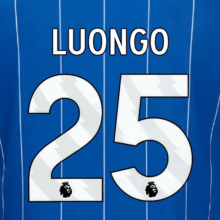 2024 2025 OFFICIAL IPSWICH TOWN LUONGO 25 WHITE HOME PLAYER SIZE NAME SET