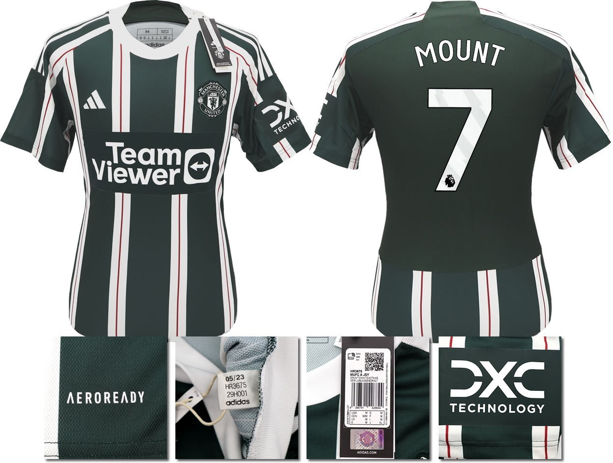 BNWT 2023 2024 MAN UTD ADIDAS AWAY SHIRT MOUNT 7