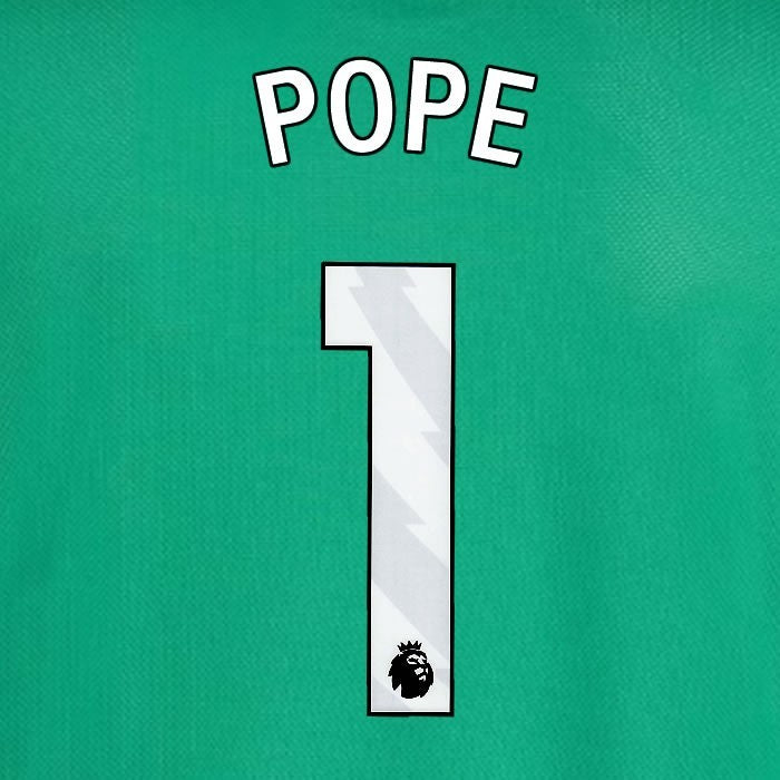 2025 2026 NEWCASTLE POPE 1 OFFICIAL WHITE AWAY PLAYER SIZE NAME SET