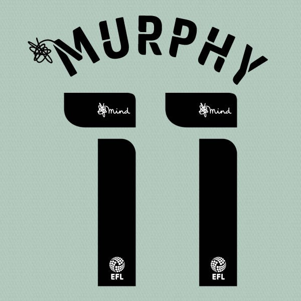 CARDIFF 2020 2021 OFFICIAL MURPHY 11 AWAY PLAYER SIZE NAME SET