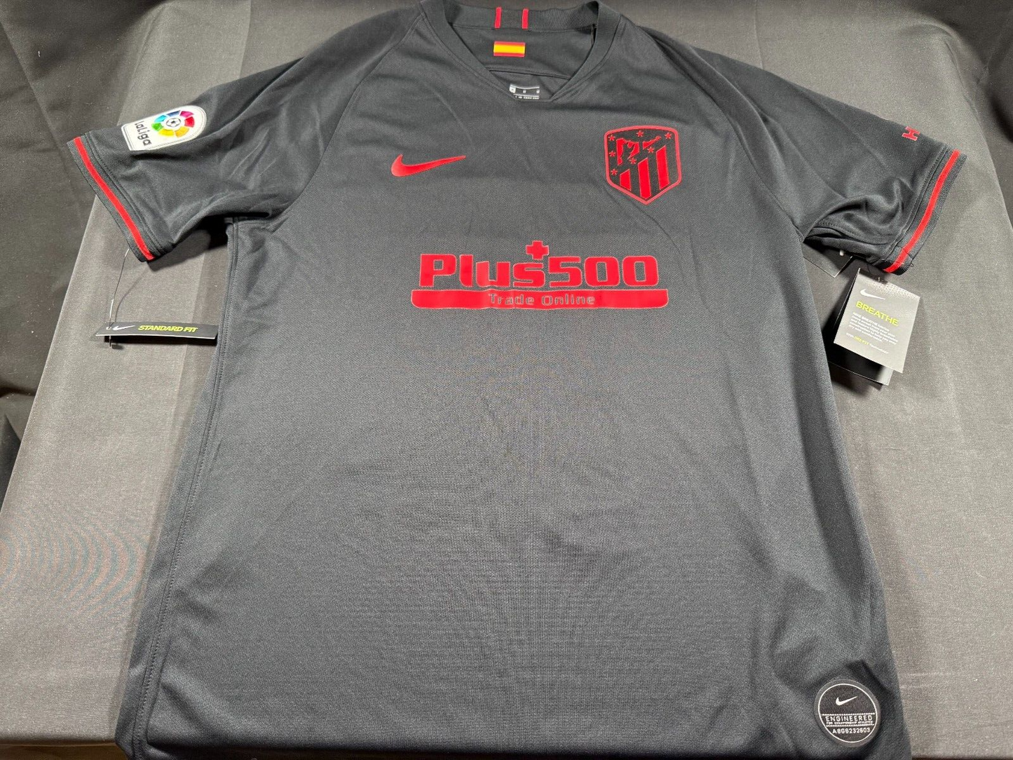 BNWT 2019 2020 ATLETICO MADRID NIKE AWAY FOOTBALL SHIRT M. LLORENTE 14 MEDIUM