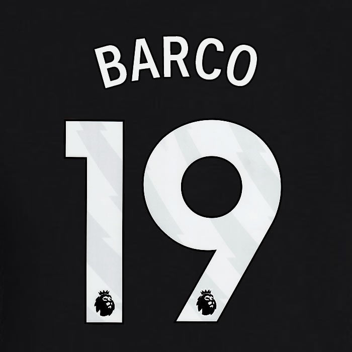 2023 2024 BRIGHTON BARCO 19 OFFICIAL WHITE AWAY PLAYER SIZE NAME SET
