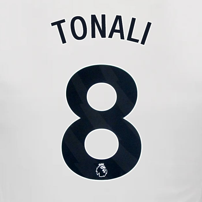 2024 2025 NEWCASTLE TONALI 8 OFFICIAL BLACK HOME PLAYER SIZE NAME SET