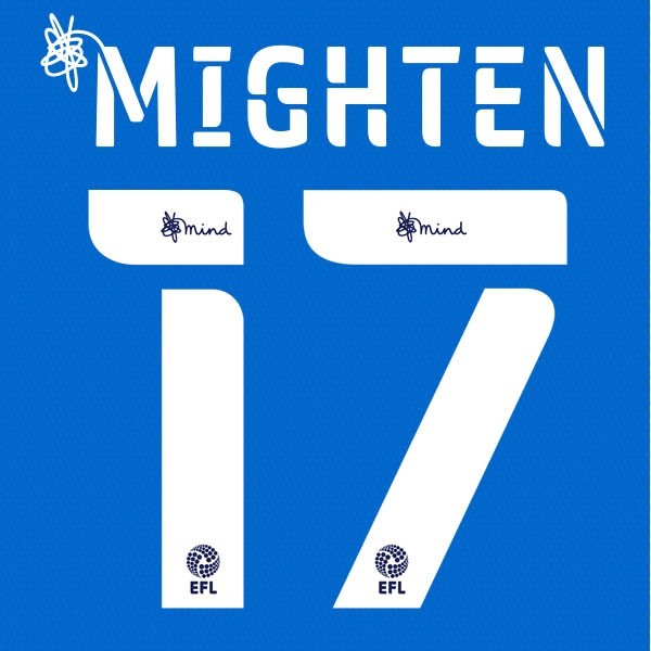 NOTTINGHAM 2020 2021 OFFICIAL MIGHTEN 17 AWAY PLAYER SIZE NAME SET