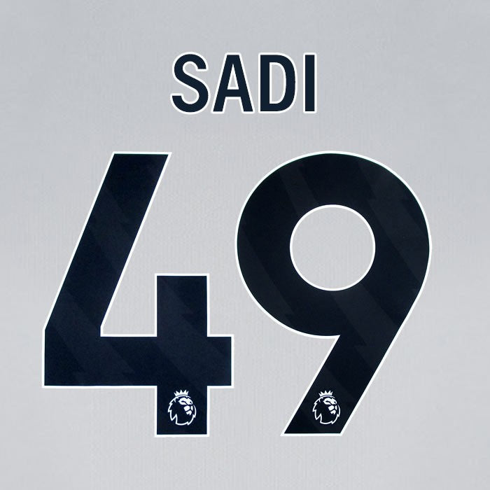 2024 2025 BOURNEMOUTH SADI 49 BLACK AWAY PLAYER SIZE NAME SET