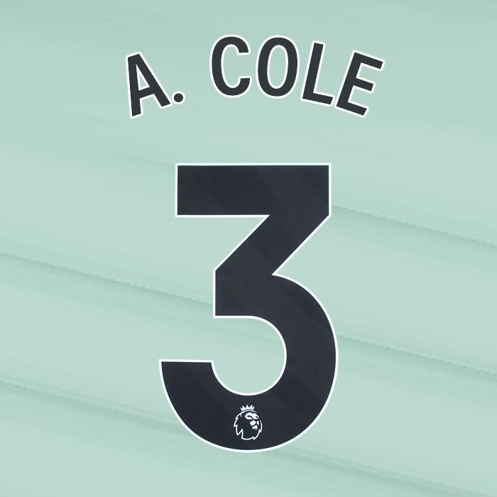 2023 2024 OFFICIAL CHELSEA A. COLE 3 BLACK 3RD PLAYER SIZE NAMESET