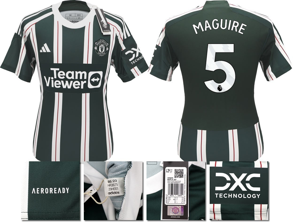 BNWT 2023 2024 MAN UTD ADIDAS AWAY SHIRT MAGUIRE 5