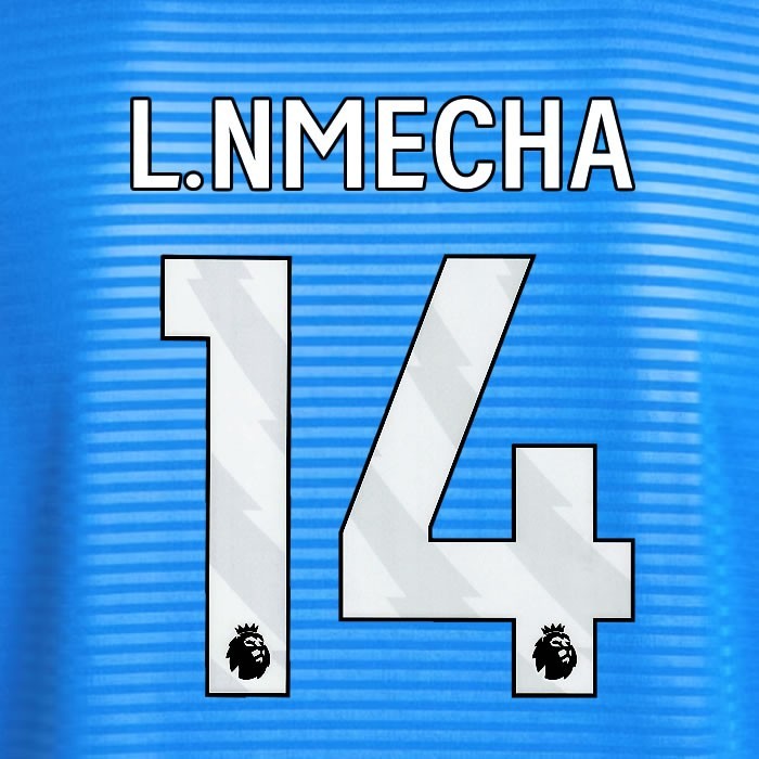 2025 2026 OFFICIAL LEEDS UNITED L.NMECHA 14 WHITE AWAY PLAYER SIZE NAMESET