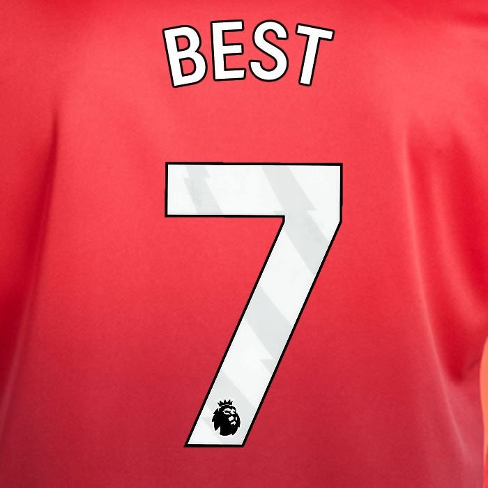 2024 2025 MANCHESTER UNITED BEST 7 HOME WHITE PLAYER SIZE NAMESET