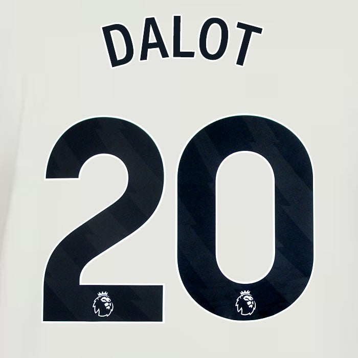 2024 2025 MANCHESTER UNITED DALOT 20 3RD BLACK PLAYER SIZE NAMESET