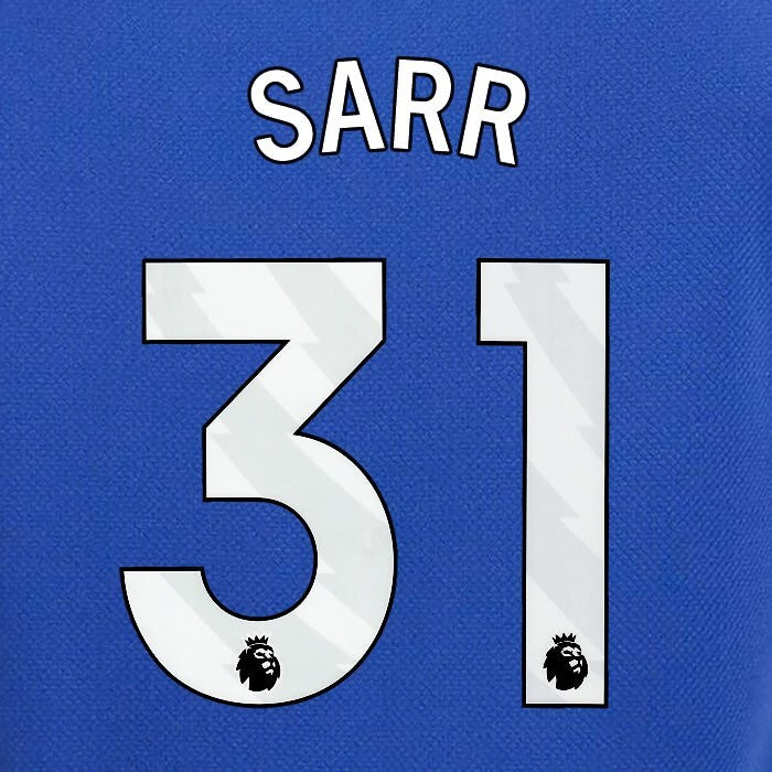 2023 2024 OFFICIAL CHELSEA SARR 31 WHITE HOME PLAYER SIZE NAMESET