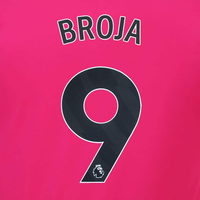 2023 2024 OFFICIAL FULHAM AVERY DENNISON BROJA 9 AWAY PLAYER SIZE NAMESET