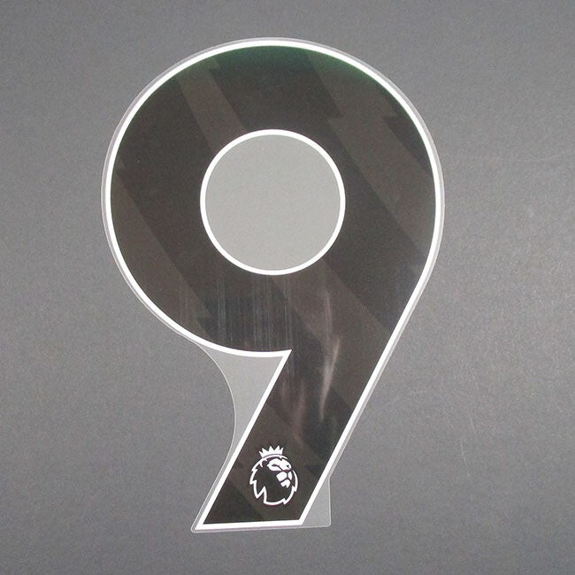 2023 2024 OFFICIAL AVERY DENNISON PREMIER LEAGUE PLAYER SIZE BLACK NUMBER 9