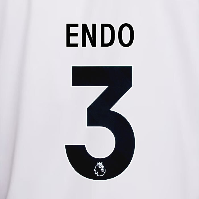 2023 2024 OFFICIAL LIVERPOOL ENDO 3 BLACK AWAY PLAYER SIZE NAMESET