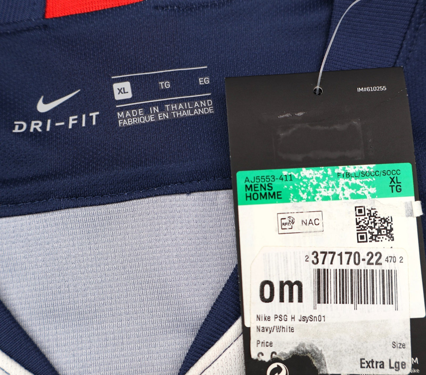 2021 2022 PSG MBAPPE' 7 HOME SHIRT NIKE FOOTBALL SHIRT MENS XL