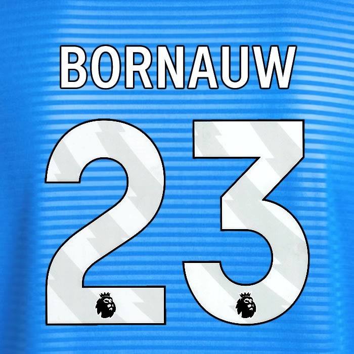 2025 2026 OFFICIAL LEEDS UNITED BORNAUW 23 WHITE AWAY PLAYER SIZE NAMESET