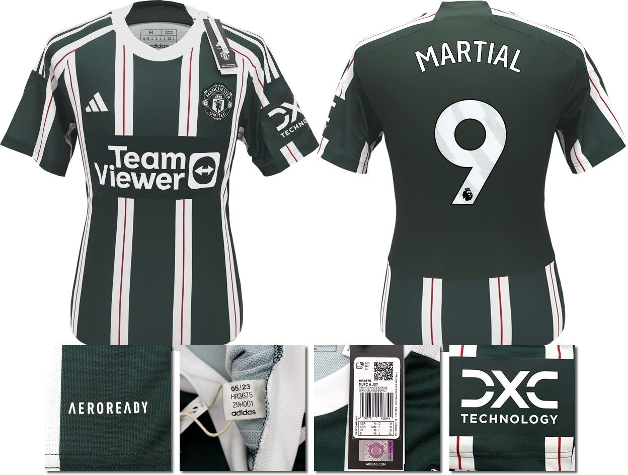 BNWT 2023 2024 MAN UTD ADIDAS AWAY SHIRT MARTIAL 9