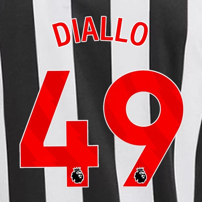 2023 2024 NEWCASTLE DIALLO 49 OFFICIAL RED HOME PLAYER SIZE NAME SET