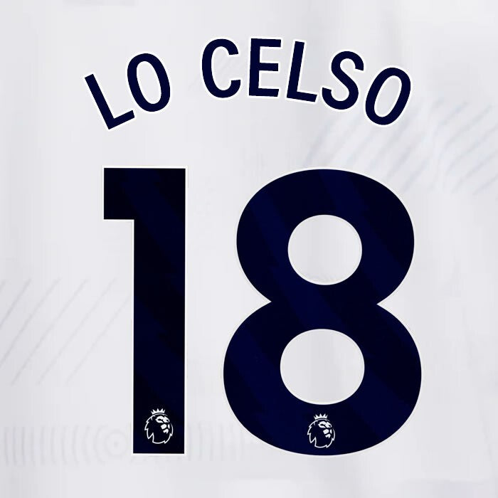TOTTENHAM 2023/2024 LO CELSO 18 AVERY DENNISON BLUE PLAYER SIZE NAME SET