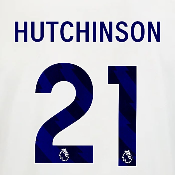 2025 2026 OFFICIAL NOTTINGHAM HUTCHINSON 21 BLUE AWAY PLAYER SIZE NAMESET