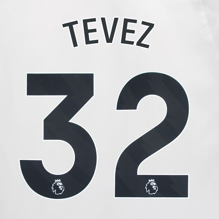 2023 2024 MAN CITY TEVEZ 32 BLACK AWAY PLAYER SIZE NAME SET