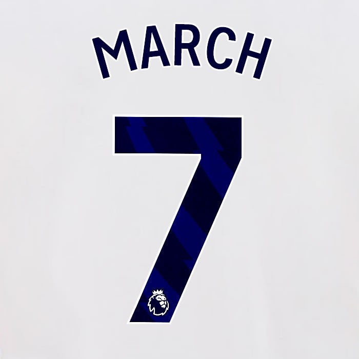 2024 2025 OFFICIAL BRIGHTON MARCH 7 HOME BLUE PLAYER SIZE NAMESET