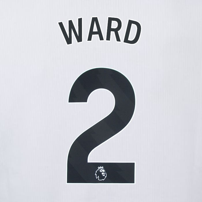 2023 2024 OFFICIAL CRYSTAL PALACE WARD 2 BLACK AWAY PLAYER SIZE NAMESET
