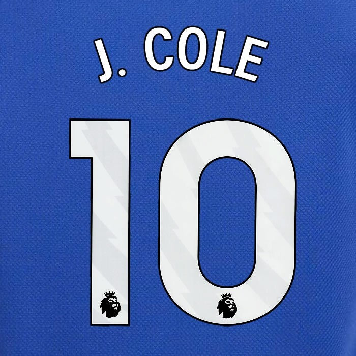 2023 2024 OFFICIAL CHELSEA J. COLE 10 WHITE HOME PLAYER SIZE NAMESET