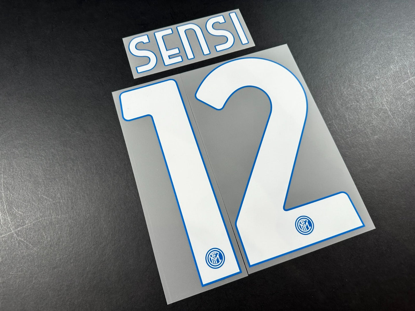 INTER MILAN 2020 2021 SENSI 12 OFFICIAL HOME WHITE PLAYER SIZE NAMESET