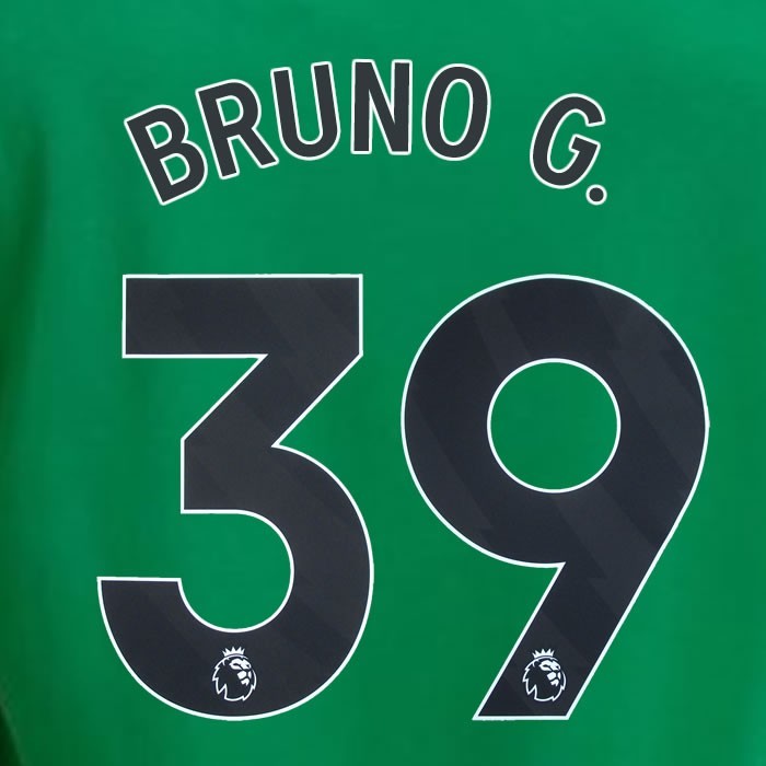 2023 2024 NEWCASTLE BRUNO G. 39 OFFICIAL BLACK AWAY PLAYER SIZE NAME SET