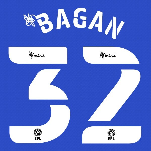 CARDIFF 2020 2021 OFFICIAL BAGAN 32 HOME PLAYER SIZE NAME SET