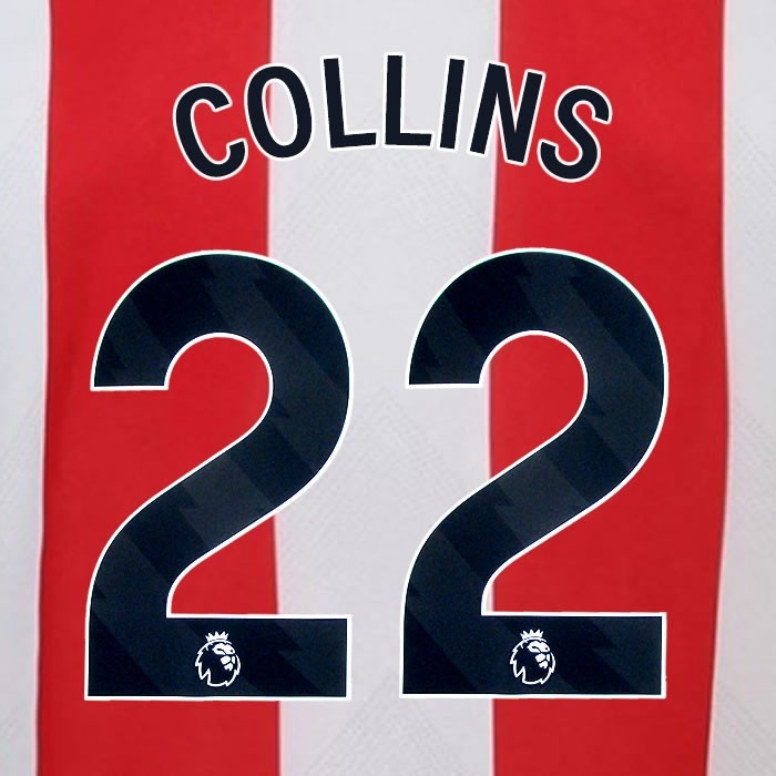 2024 2025 BRENTFORD COLLINS 22 OFFICIAL BLACK HOME PLAYER SIZE NAMESET