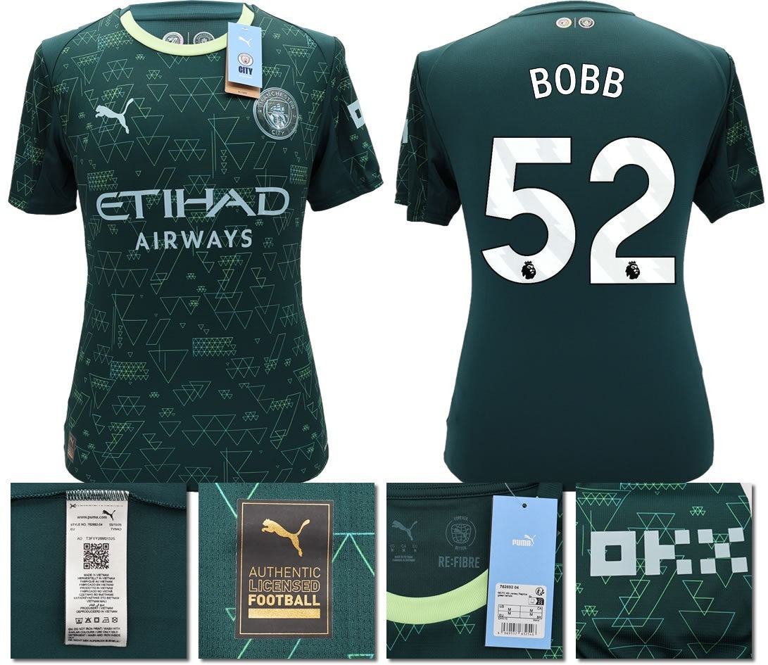 BNWT 2025 2026 MAN CITY PUMA 4TH BOBB 52 FOOTBALL SHIRT