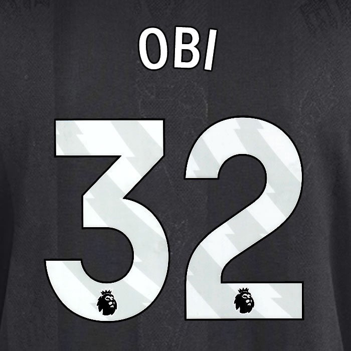 2025 2026 MANCHESTER UNITED OBI 32 3RD WHITE PLAYER SIZE NAMESET