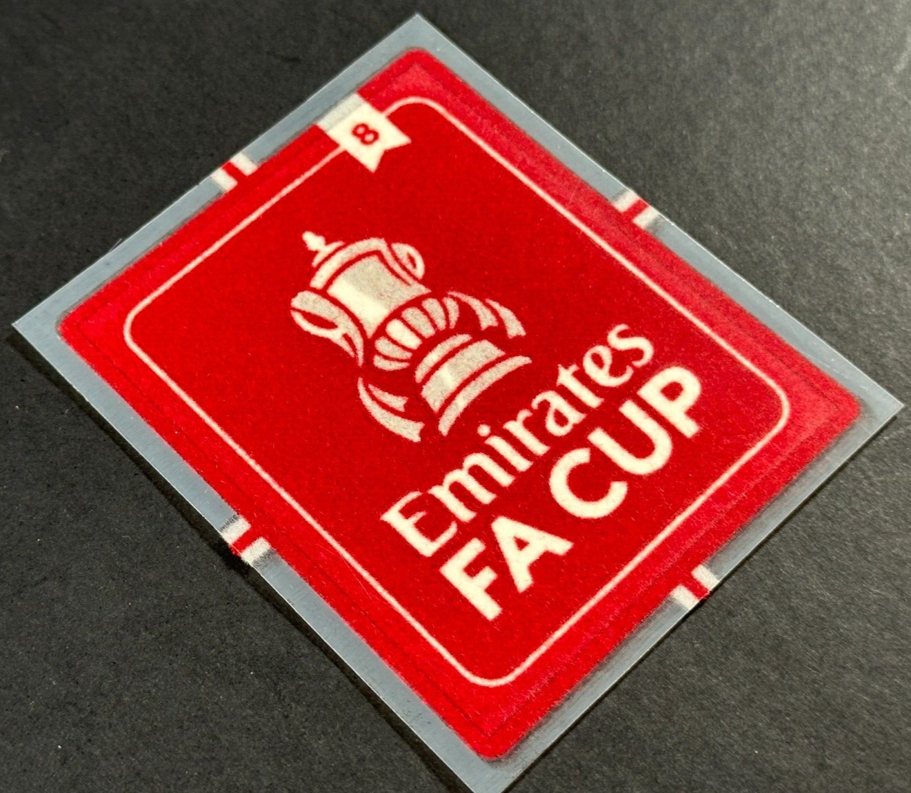 2025 OFFICIAL SPORTING ID EMIRATES FA CUP TOTTENHAM 8X WINNERS PATCH