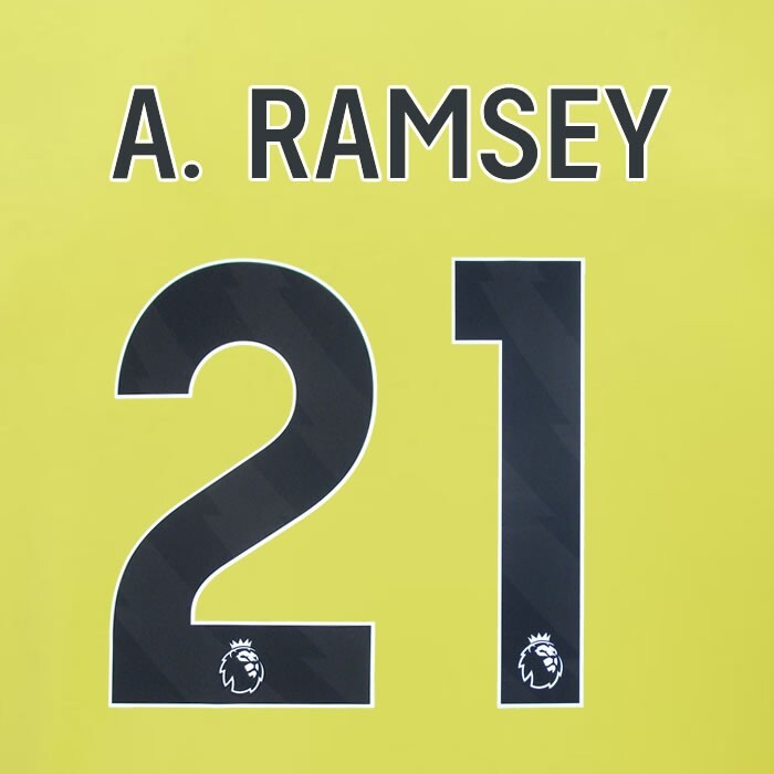 2023 2024 BURNLEY A. RAMSEY 21 OFFICIAL BLACK AWAY PLAYER SIZE NAMESET