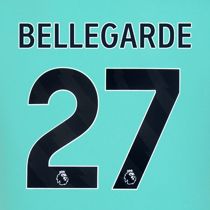 2025 2026 WOLVES AWAY BLACK BELLEGARDE 27 OFFICIAL PLAYER SIZE NAMESET