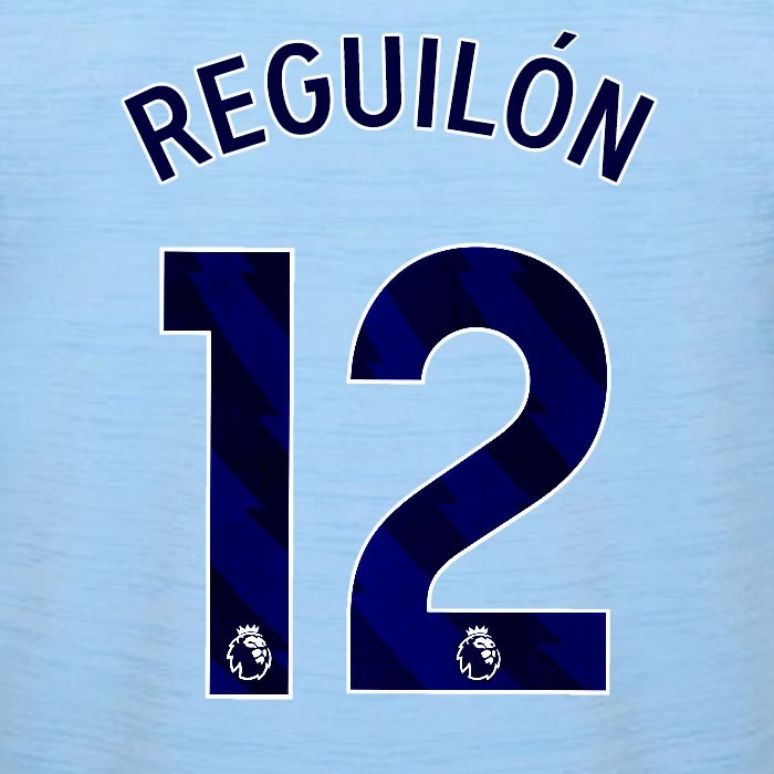 2023 2024 BRENTFORD REGIULON 12 OFFICIAL BLUE AWAY PLAYER SIZE NAMESET
