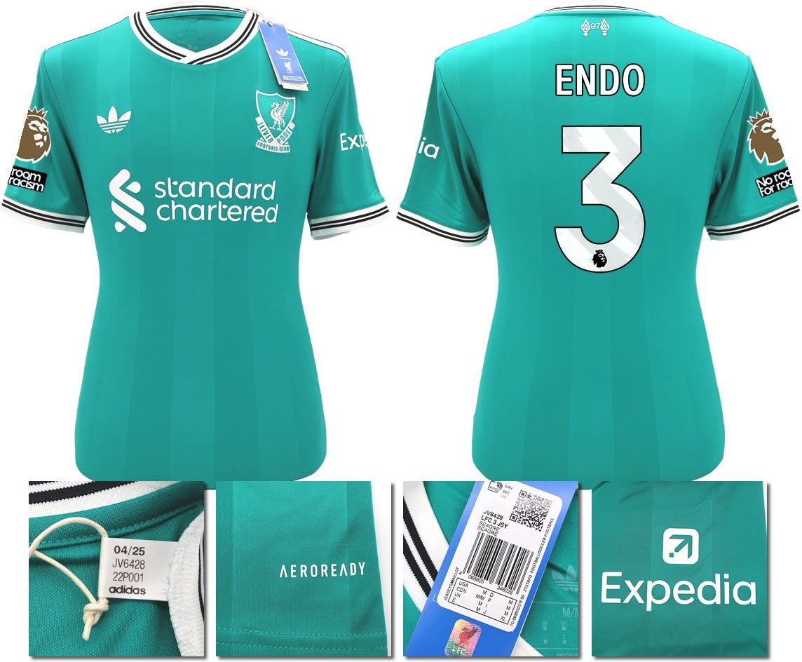 BNWT 2025 2026 LIVERPOOL ADIDAS 3RD SHIRT ENDO 3 MEN'S