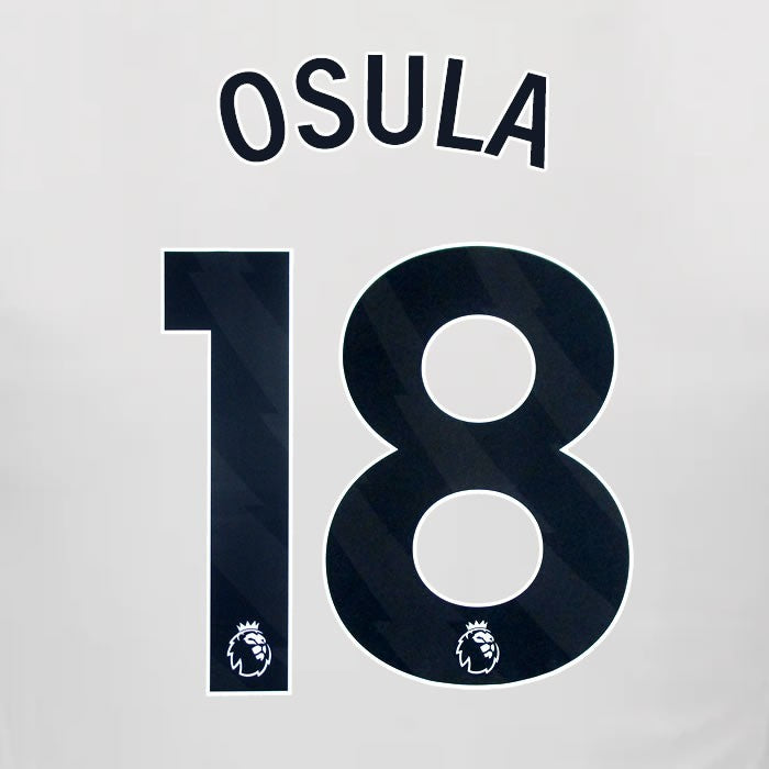 2024 2025 NEWCASTLE OSULA 18 OFFICIAL BLACK HOME PLAYER SIZE NAME SET