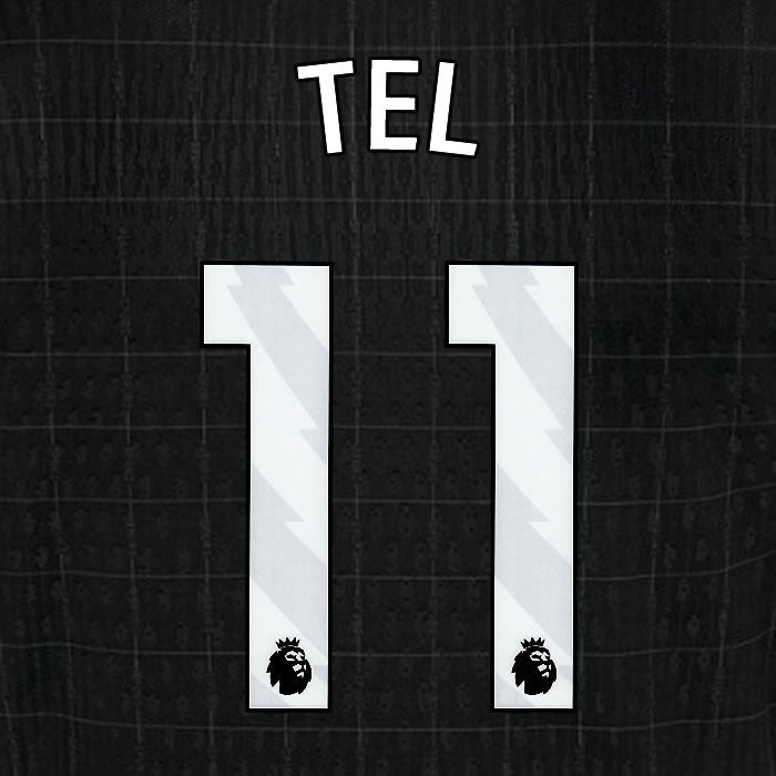 2025 2026 TOTTENHAM TEL 11 WHITE AWAY PLAYER SIZE NAME SET