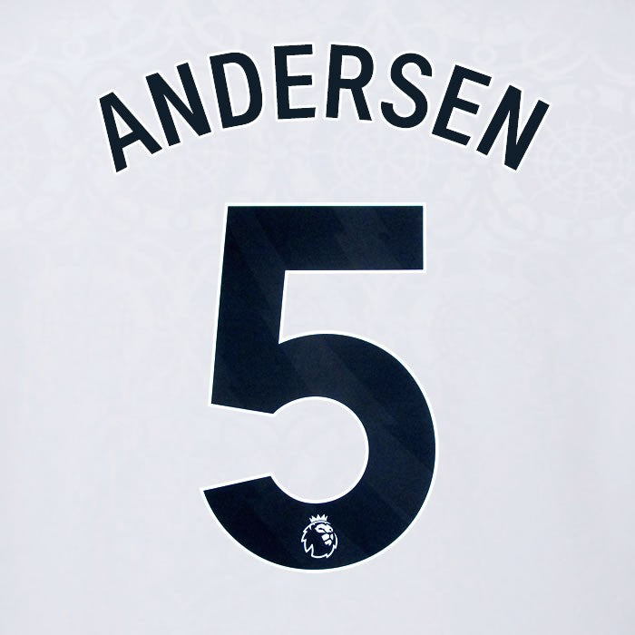2025 2026 OFFICIAL FULHAM ANDERSON 5 BLACK HOME PLAYER SIZE NAMESET