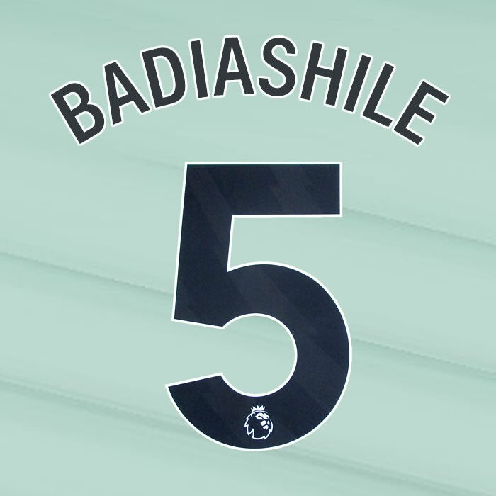 2023 2024 OFFICIAL CHELSEA BADIASHILE 5 BLACK 3RD PLAYER SIZE NAMESET