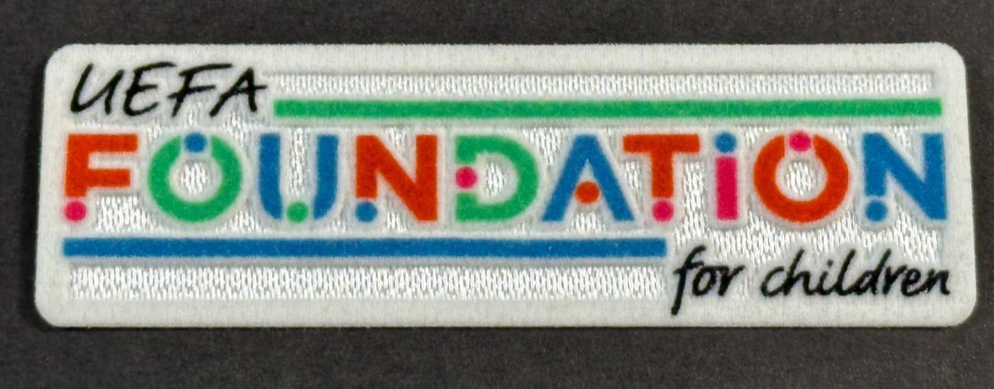 2021 / 2025 SPORTING ID UEFA FOUNDATION FOR ADULTS PLAYER SLEEVE PATCH 100MM