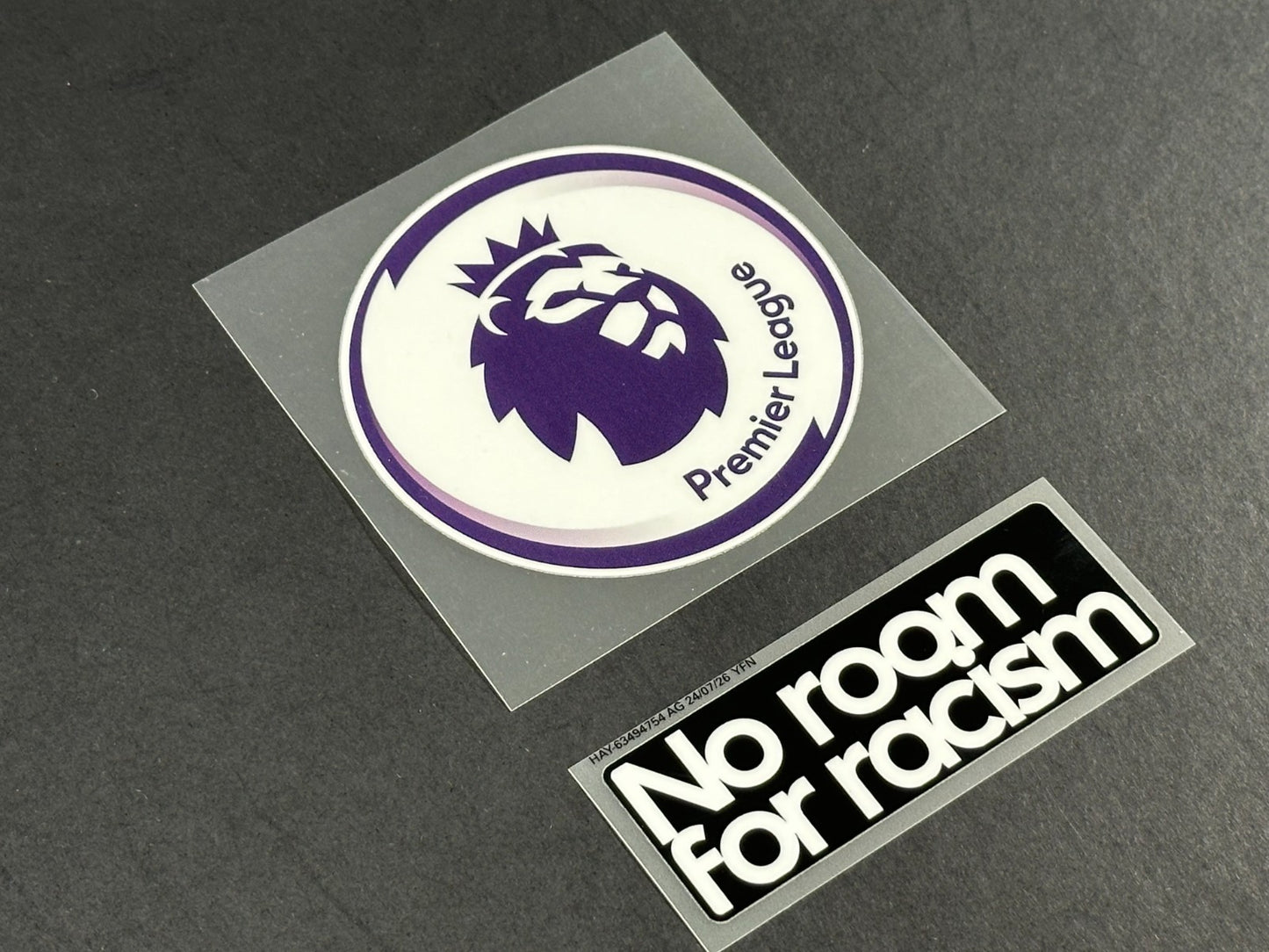 2022 2023 OFFICIAL PREMIER LEAGUE & NRFR PLAYER SIZE SLEEVE PATCH SET 80mm