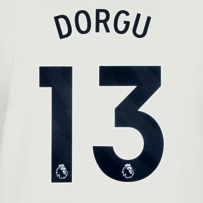 2024 2025 MANCHESTER UNITED DORGU 13 3RD BLACK PLAYER SIZE NAMESET