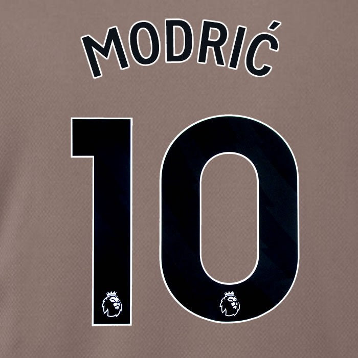 SPURS 2023 2024 MODRIC 10 BLACK 3RD PLAYER SIZE NAME SET