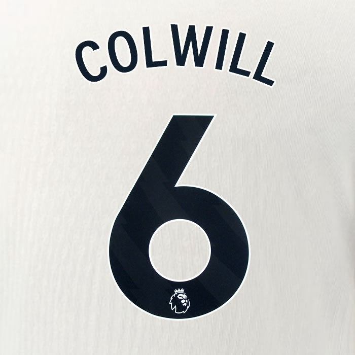 2025 2026 OFFICIAL CHELSEA COLWILL 6 BLACK AWAY PLAYER SIZE NAMESET